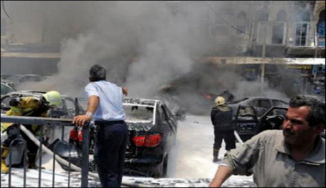 مقتل واصابة 13 شخصاً في انفجار بريف دمشق