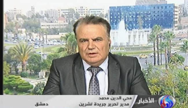 صحفي سوري : دمشق ترحب بأي مبادرة تضمن السيادة للدولة