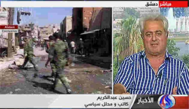 محلل سياسي سوري يشيد بمساعي ايران لحل ازمة بلاده 