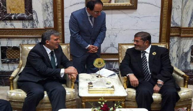 مرسي يلتقي بغول وإردوغان يزور القاهرة في نوفمبر