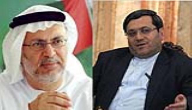 ايران والامارات تؤكدان ضرورة تعزيز العلاقات بين البلدين