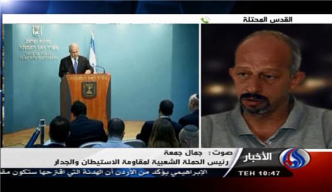 المشروع الاستيطاني يهدد الوجود الفلسطيني علي الأرض 