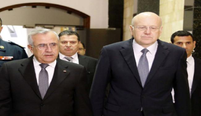 ميقاتي يعلق استقالته  بانتظار رد رئيس الجمهورية