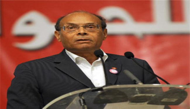 المرزوقي يدعو للحفاظ على الوحدة الوطنية لتونس