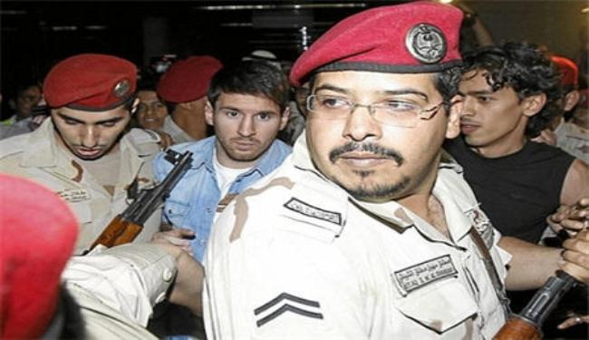 ميسي كان يدعو ألا يصاب بطلقة في السعودية