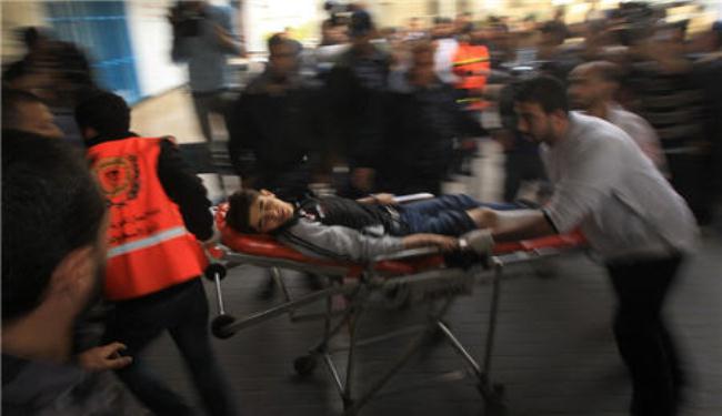 اكثر من 30 جريحا بغارة جديدة لكيان الاحتلال على غزة