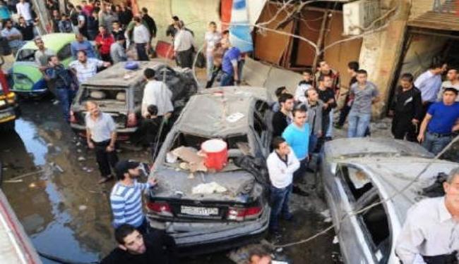 مقتل واصابة 17 شخصا بإنفجار سيارة في دمشق