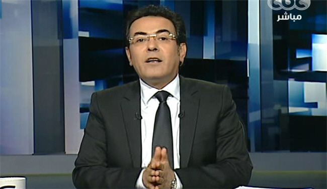 استعفای مجری تلویزیون مصر در برنامۀ زنده!