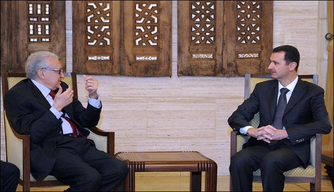 الابراهيمي يعمل في اطار جنيف والاجماع على الحوار