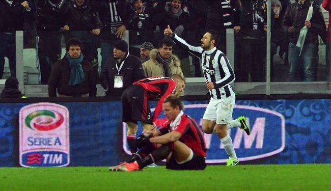 يوفنتوس يهزم ميلان ويبلغ نصف نهائي كأس ايطاليا