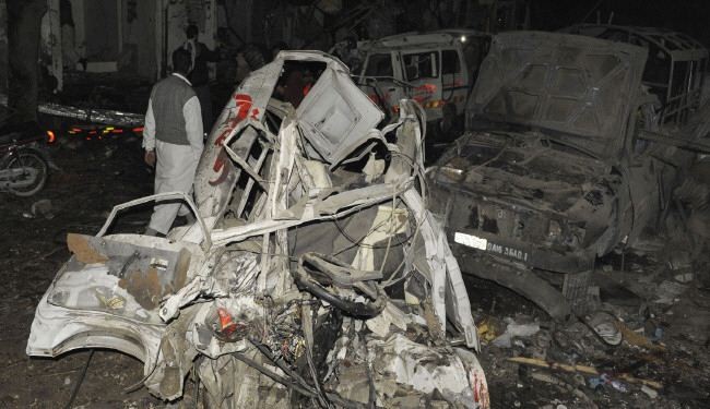 57 کشته در دو انفجار تروریستی در پاکستان