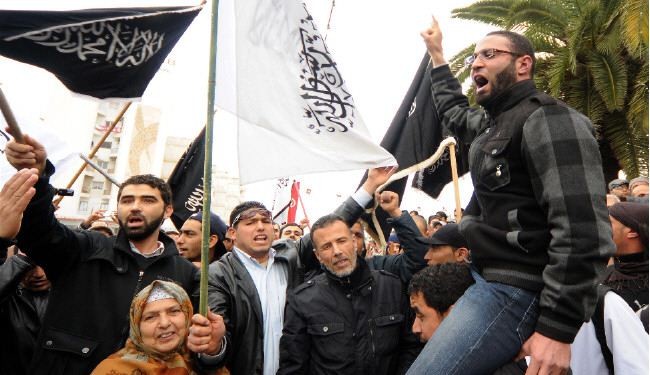 احتجاج تونسي يطالب بادراج الشريعة في الدستور