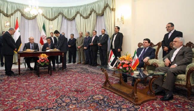 توقيع مذكرة تعاون اقتصادي بين إیران وسوریا