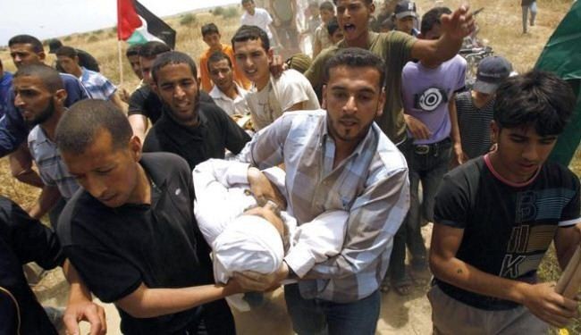 یک فلسطینی در غزه مجروح شد