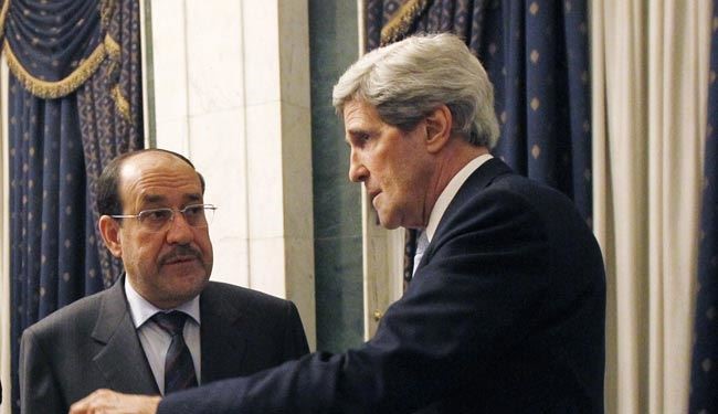 سفر كري به عراق براي فشار بر مالكي