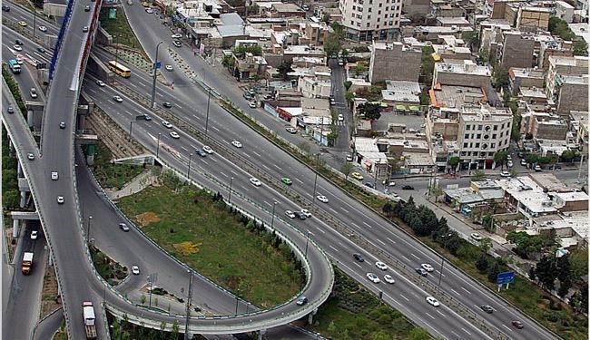 لقطات من سماء طهران أيام عطلة رأس السنة الايرانية
