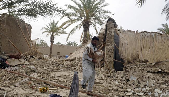 خسائر زلزال ايران قليلة لحدوثه في عمق الارض