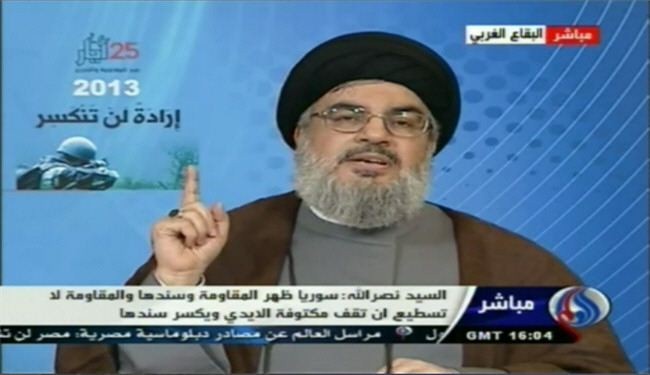 السيد نصرالله: سوريا ظهر المقاومة وسندها