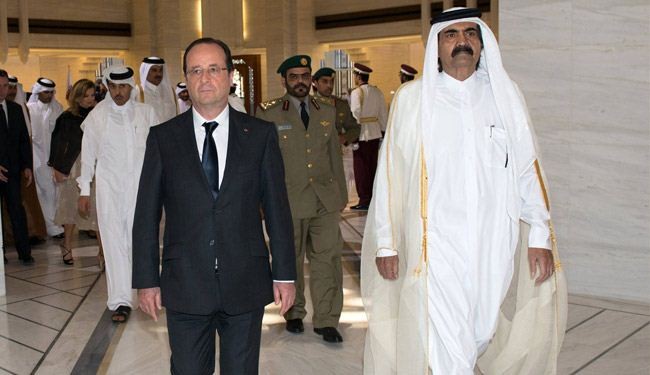 هولاند لقطر: بشروطنا وتوجيهاتنا تستثمرون بفرنسا