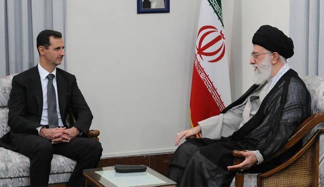 الحلقي يسلم في طهران رسالة من الأسد الى قائد الثورة