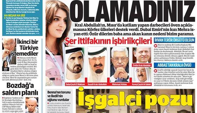 حمله سنگین روزنامه حامی اردوغان به سران عرب