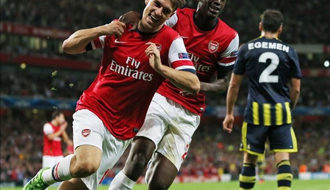 أرسنال في دوري المجموعات للمرّة الـ16 على التوالي