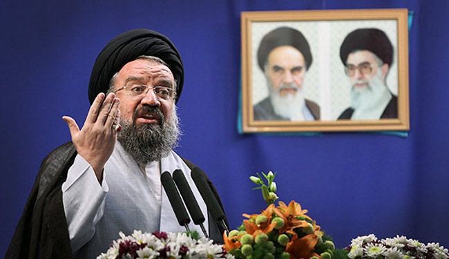 آية الله خاتمي: اميركا تدعم الارهاب بالعراق وسوريا وباكستان