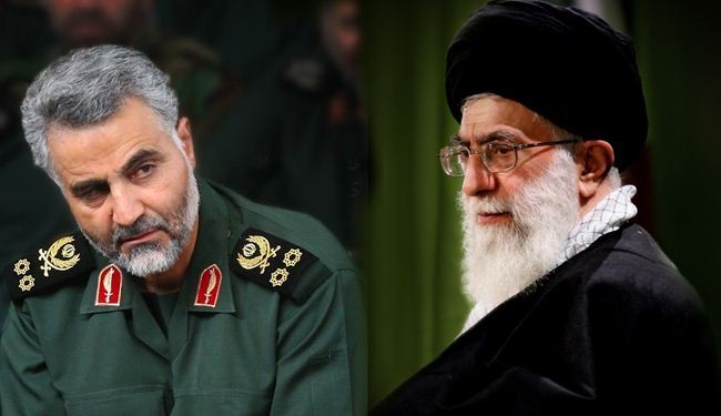 قائد الثورة الاسلامية يعزي اللواء سليماني بوفاة والدته