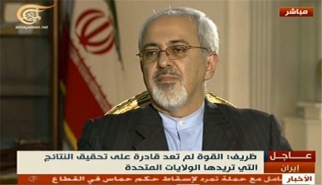 ظریف: آمریکا حق ندارد به زبان تهدید سخن بگوید