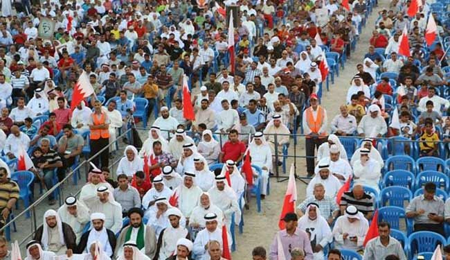 اعتصام بحريني شعبي واسع استنكارا لحملة النظام القمعية