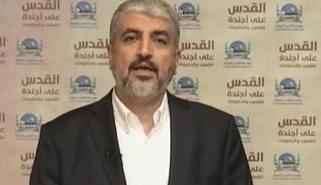 تاکید خالد مشعل بر ادامه مقاومت تا آزادی قدس