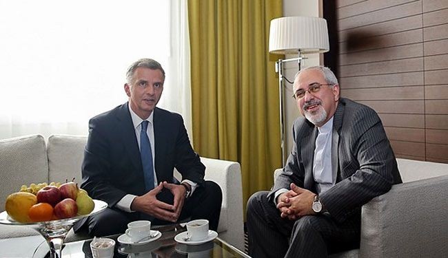 لقاء بين وزير خارجية ايران ونظيره السويسري