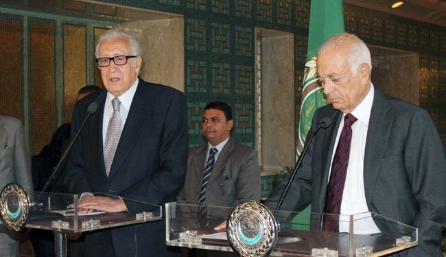 العربي يعلن عقد جنيف 2 اواخر الشهر المقبل