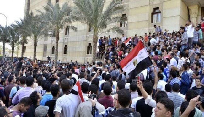 دانشگاههای مصر کانون اعتراض طرفداراران مرسی