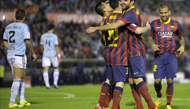 برشلونة يعزّز موقعه في ريادة الترتيب