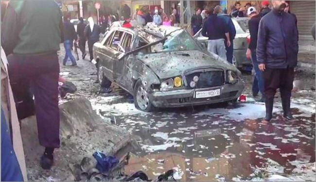 قتلى وجرحى بانفجار وسقوط قذائف على دمشق