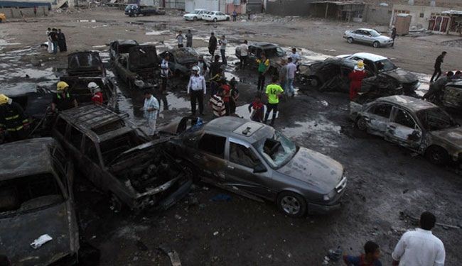 29 قتيلا وجريحا بتفجير داخل مجلس عزاء في أبو غريب