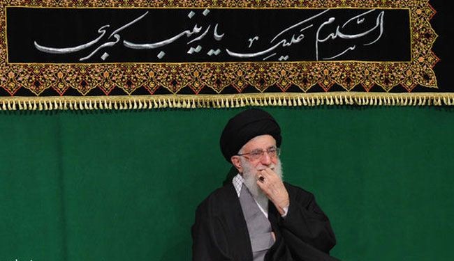 بالصور.. قائد الثورة يرعى مراسم عزاء اربعين الامام الحسين (ع)