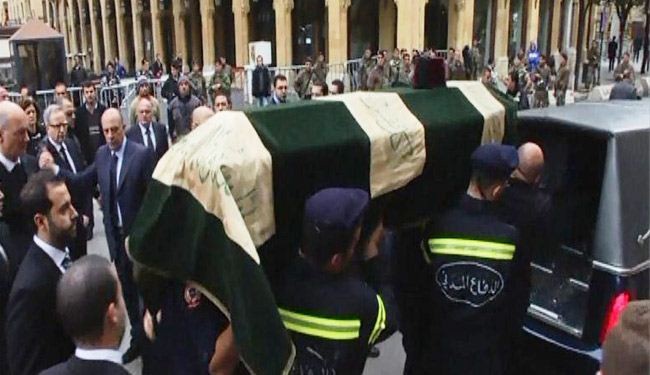 تشييع الوزير اللبناني السابق محمد شطح وسط اجراءات مشددة