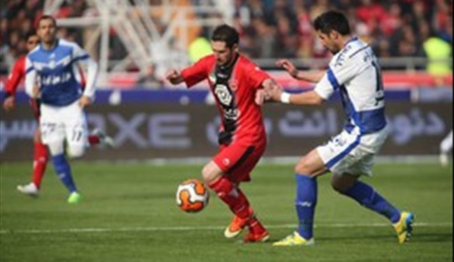 قمة الدوري الايراني تنتهي بالتعادل