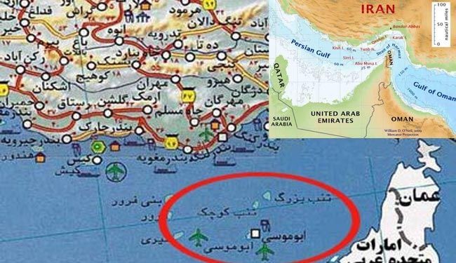 سفارة ايران ترد على الاخبار الملفقة حول الجزر الايرانية الثلاث