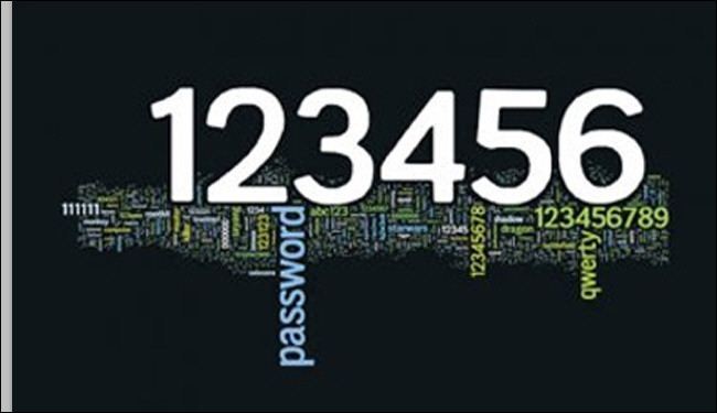 123456 أسوأ كلمات السر استخداما على الإنترنت