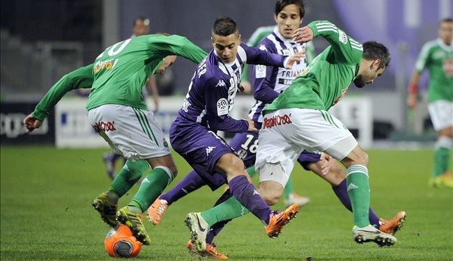 تعادل سلبي بين تولوز وسانت اتيان بالدوري الفرنسي
