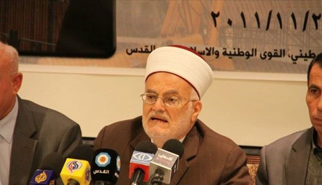 فراخوان خطیب مسجد الاقصی برای دفاع از فلسطین