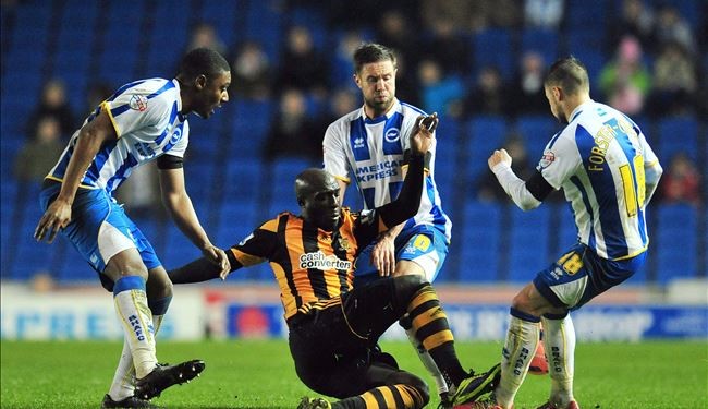 تعادل برايتون وهال سيتي 1-1 في الدوري الانجليزي
