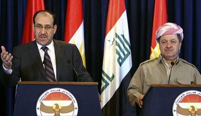 بارزانی بغداد را تهدید کرد