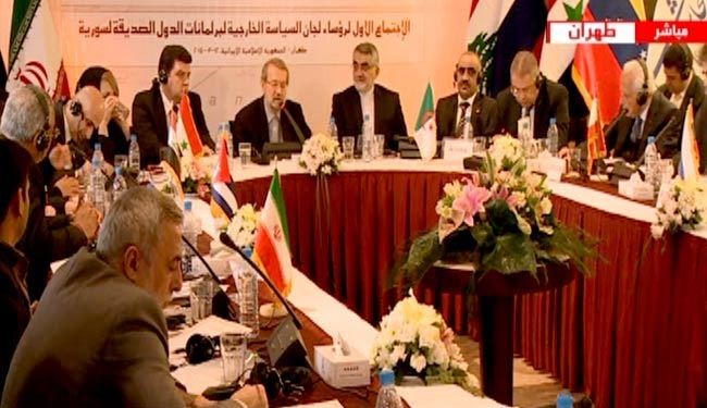 اجلاس پارلمانی کشورهای دوست سوریه در تهران آغاز شد