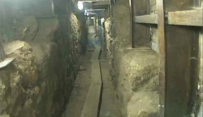 افتتاح تونل در نزدیکی مسجد الاقصی
