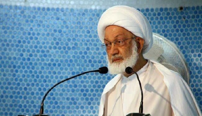 آیت الله عیسی قاسم : رژیم بحرین معتقد به خشونت است