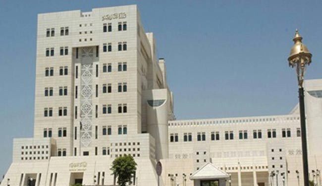 دمشق تعتبر المواقف الاوروبية اعتداء على حقوق شعبها